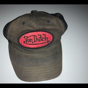 Von Dutch brown net hat
